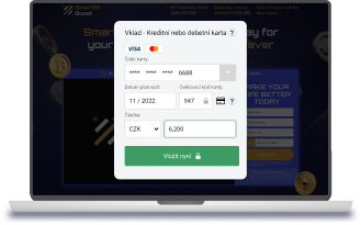 Initial deposit step for account setup